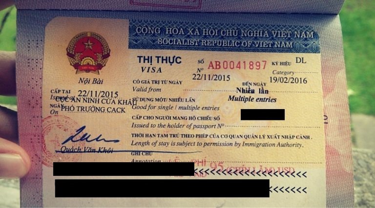 Vietnam tourist visa for Singaporean passport holders 