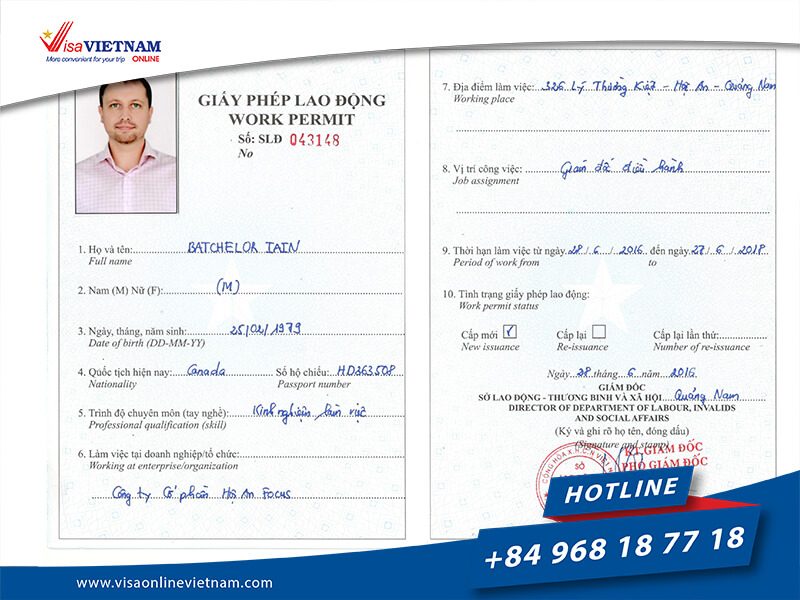 Requirements of Vietnam visa from Thailand 