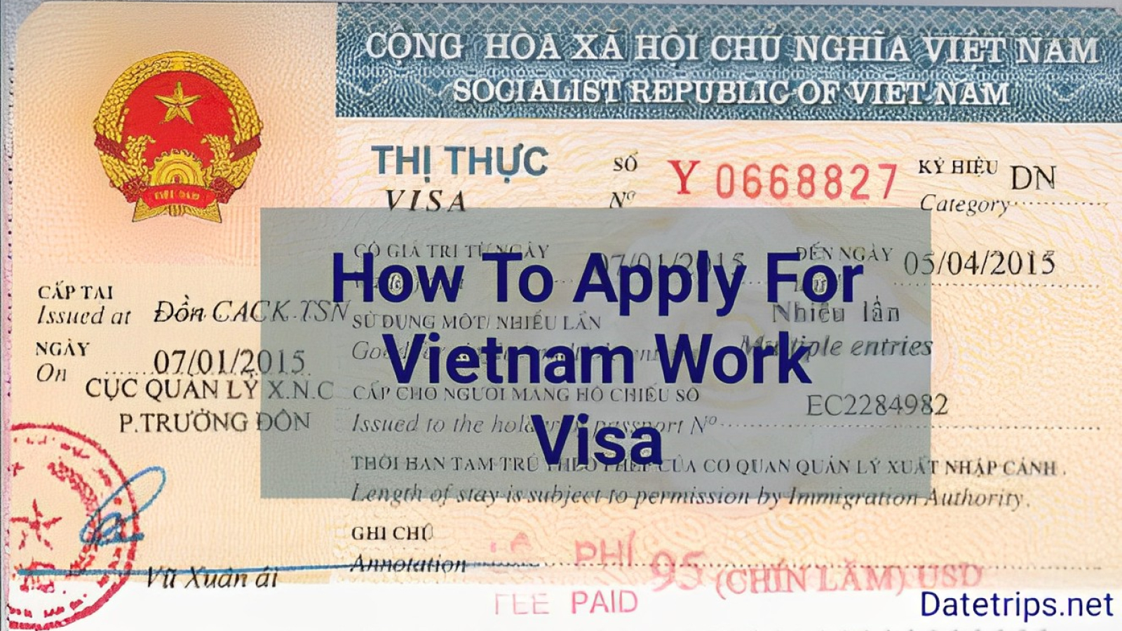 Visa to Vietnam Requirements, Types, Application, Fees, and More