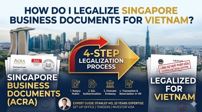 How to Legalize Singapore ACRA Documents for Use in Vietnam: 2026 Guide