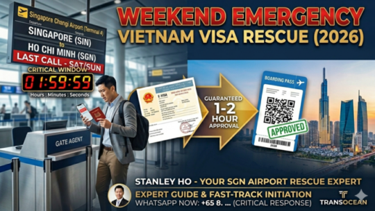 Weekend Emergency Vietnam Visa: Singapore to HCMC Rescue (2026)